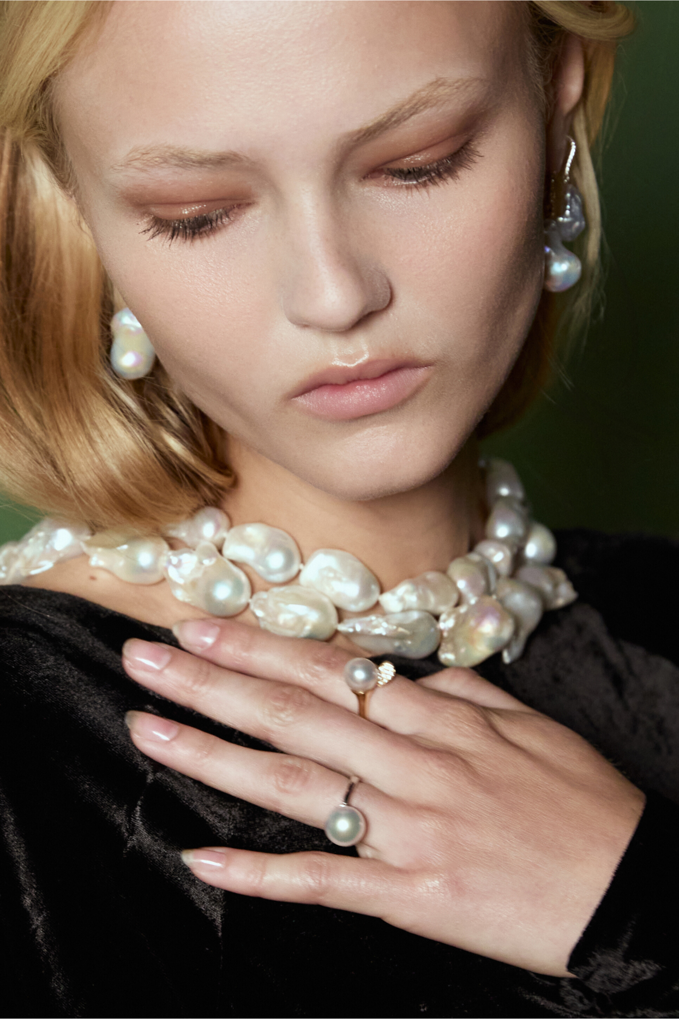 The Odette Ring - Australian South Sea White Pearl