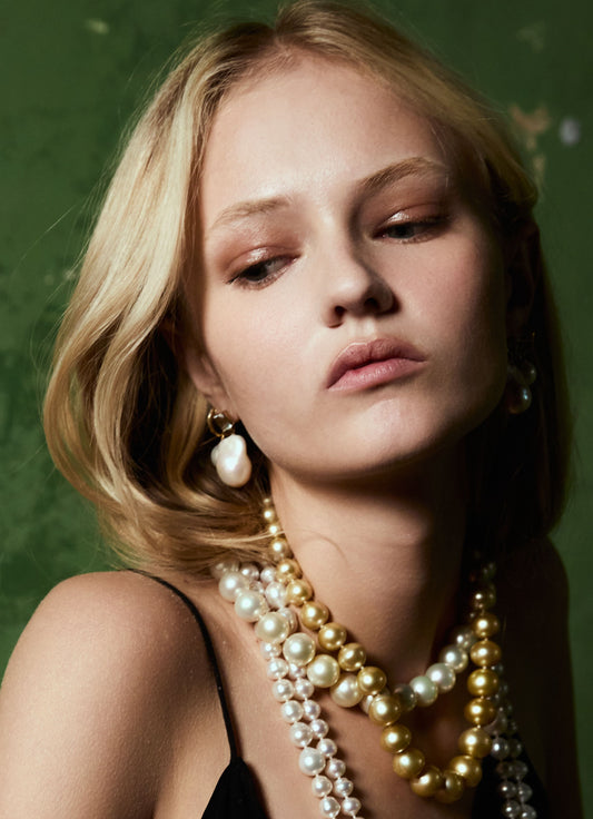 The Aurelia Strand Australian South Sea Golden Pearl Necklace