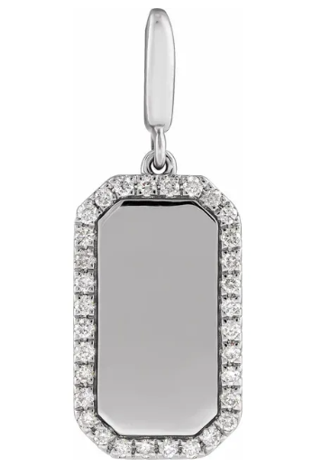 Diamond dog tag