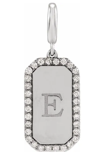 Diamond dog tag