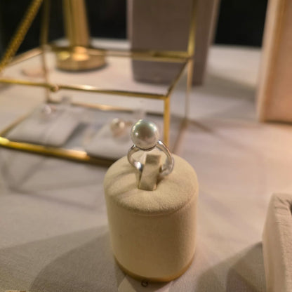 The Odette Ring - Australian South Sea White Pearl