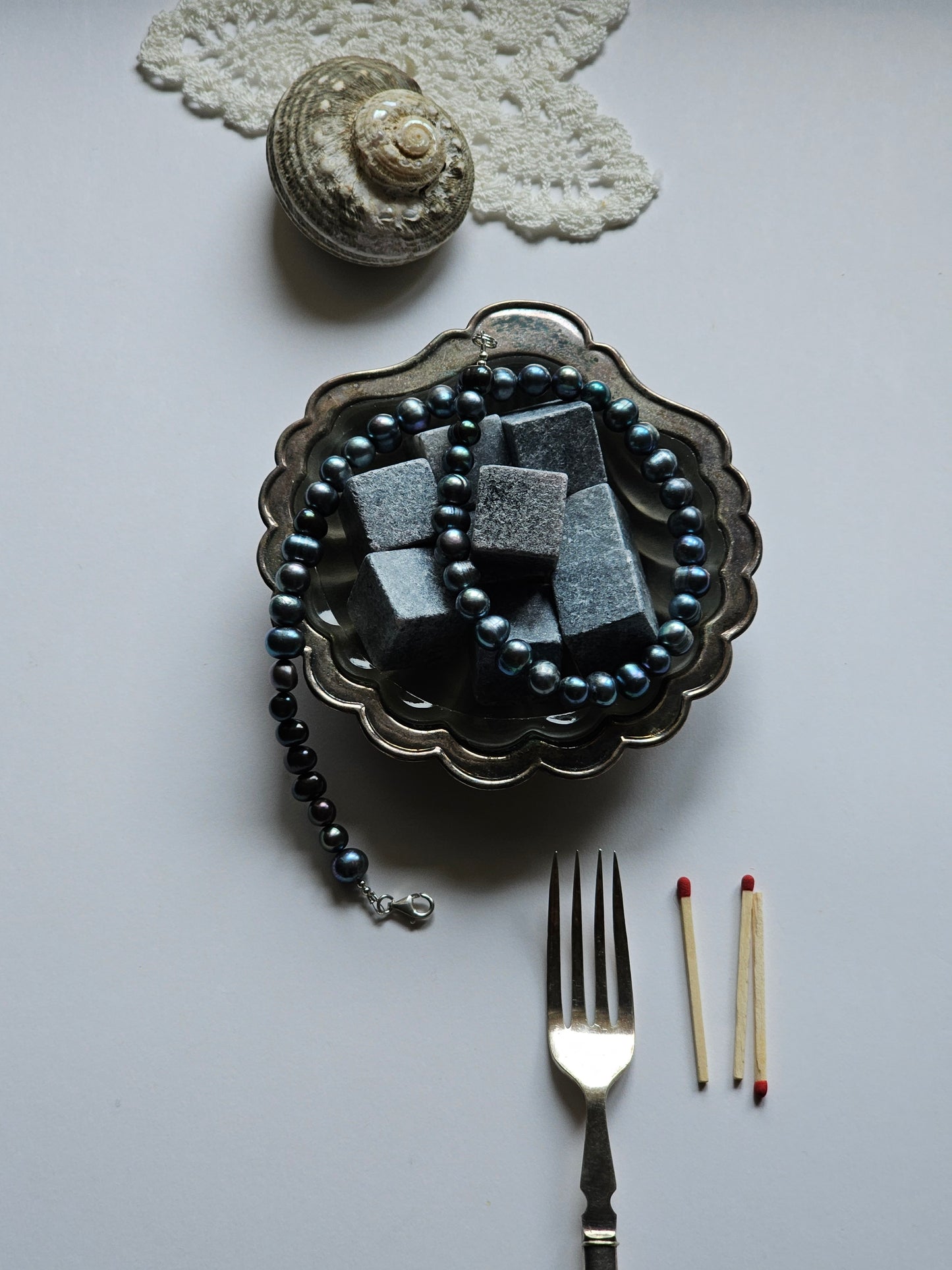 Eclipse Black Pearl Necklace