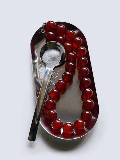 SORRENTO - Carnelian Bold Beaded Necklace